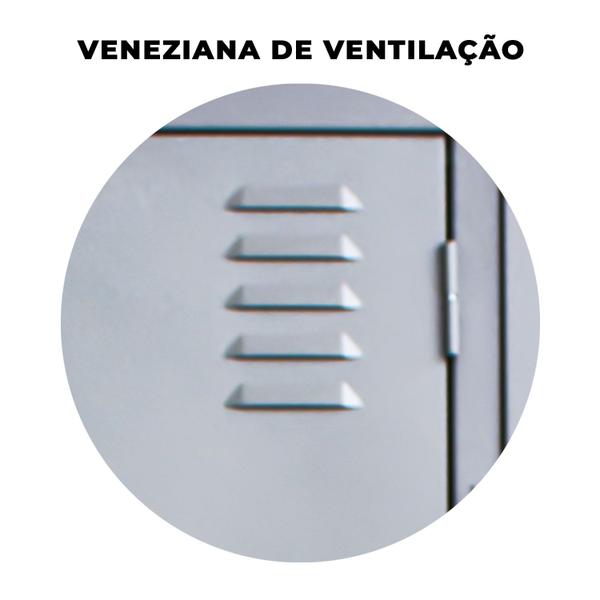 Armário Roupeiro De Aço Guarda-Volume Locker Vestiário 4 portas peq. Academia, Comércio, Alojamento, Loja e Escritório. Durável e Seguro - Euromob Imagem de Armário Roupeiro De Aço Guarda-Volume Locker Vestiário 4 portas peq. Academia, Comércio, Alojamento, Loja e Escritório. Durável e Seguro