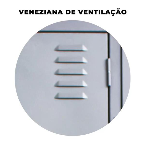 Armário Roupeiro De Aço Vestiário Academia 8 Portas Locker - Sagrado Moveis Imagem de Armário Roupeiro De Aço Vestiário Academia 8 Portas Locker