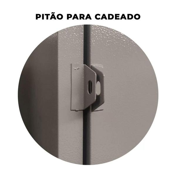 Armário Roupeiro De Aço Vestiário Academia 8 Portas Locker - Sagrado Moveis Imagem de Armário Roupeiro De Aço Vestiário Academia 8 Portas Locker