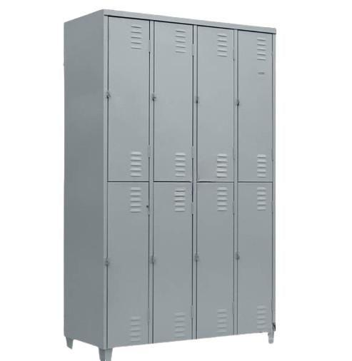 Armário Roupeiro De Aço Vestiário Academia 8 Portas Locker - Sagrado Moveis Imagem de Armário Roupeiro De Aço Vestiário Academia 8 Portas Locker