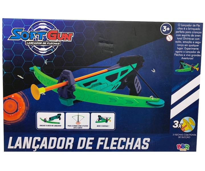 Arminha de Brinquedo Crossbow Lançador de Flechas Com Ventosas - BBR Imagem de Arminha de Brinquedo Crossbow Lançador de Flechas Com Ventosas