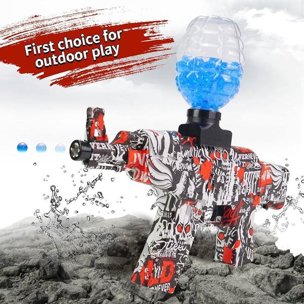 Arminha de Gel Blasters Bolinha Gel Automática Elétrica - SPU Imagem de Arminha de Gel Blasters Bolinha Gel Automática Elétrica