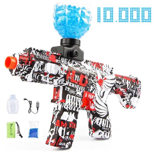 Arminha de Gel Blasters Bolinha Gel Automática Elétrica - SPU Imagem de Arminha de Gel Blasters Bolinha Gel Automática Elétrica