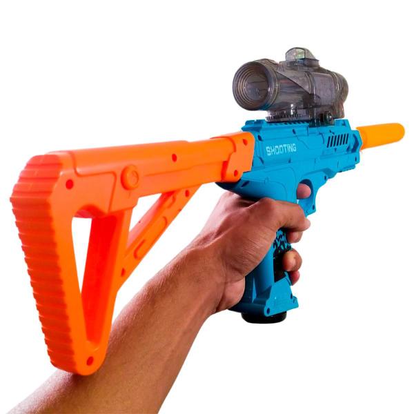 Imagem de Arminha De Gel C/ Silenciador e Dardos Nerf Arma Automática