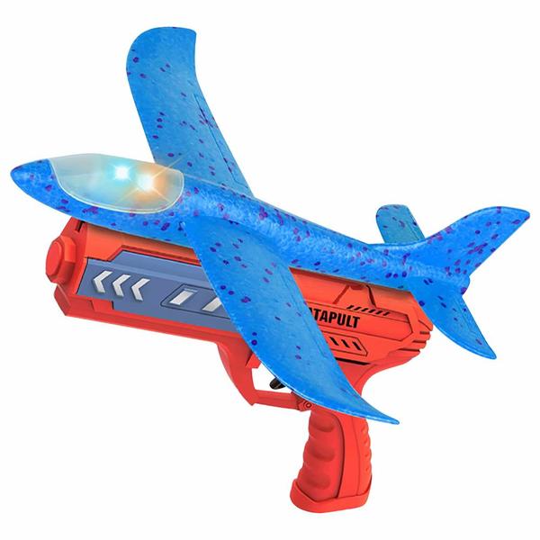 Arminha Lançador de Aviões com Aviãozinho Planador com Luz - Futuro Imagem de Arminha Lançador de Aviões com Aviãozinho Planador com Luz