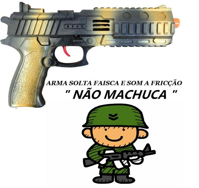 Arminha plástica brinquedo faz barulho a fricção grande - ELITE Imagem de Arminha plástica brinquedo faz barulho a fricção grande
