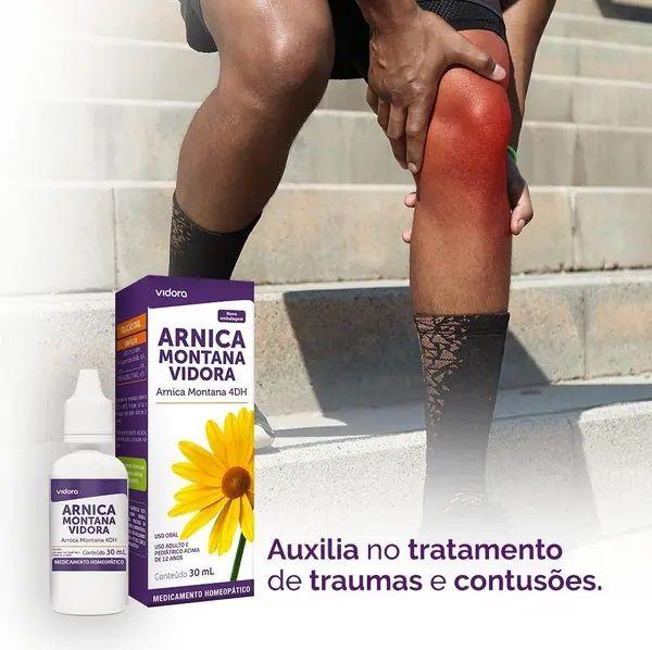 Imagem de Arnica Montana 4DH Medic. Homeopático Uso Oral 30ml - Vidora