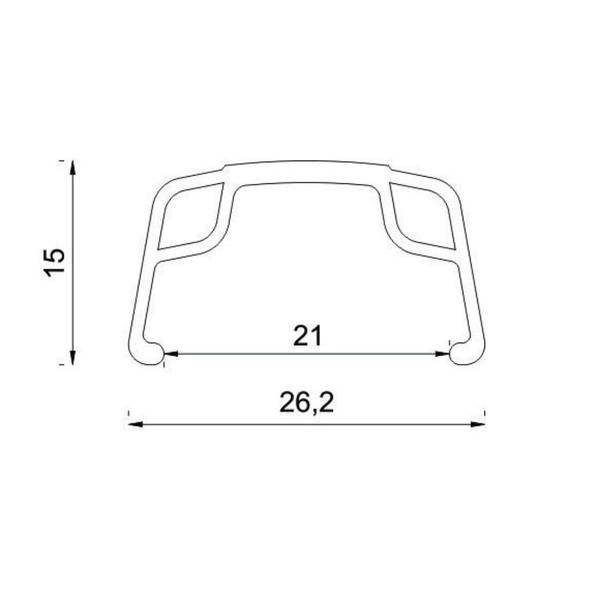 Imagem de Aro 20 .aluminio Natural P02 Vzan 