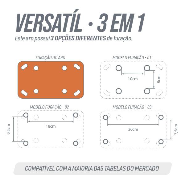 Imagem de Aro basquete oficial retrátil com molas e rede Pista e Campo