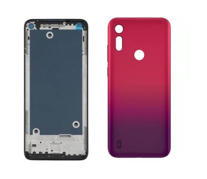 Imagem de Aro Chassis Motorola Moto E6s + Tampa traseira Rosa