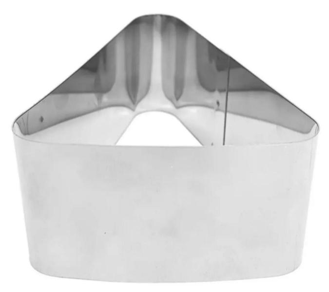 Aro Cortador Pizza De Brownie 13x9x5cm Em Inox - Chicky Formas Imagem de Aro Cortador Pizza De Brownie 13x9x5cm Em Inox