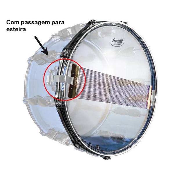 Imagem de Aro De Caixa Bateria 8'' - 6 Afin. P/ Esteira Power Hoop 2,3mm Torelli Bph 303