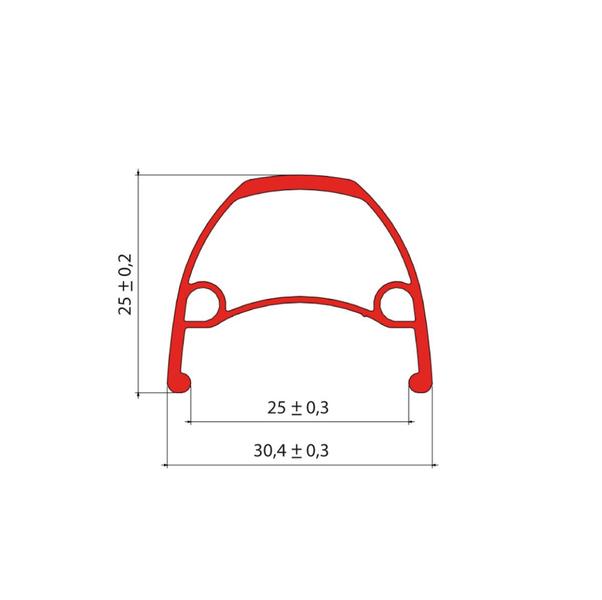 Imagem de Aro Vzan 29 Aero Vmaxx Sl 36 Furos Com Ilhos Para Disco