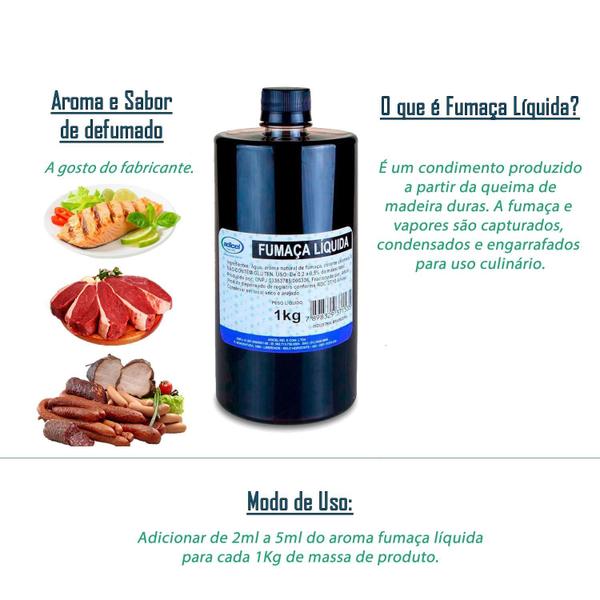 Imagem de Aroma De Fumaça Líquida - 1 Kg