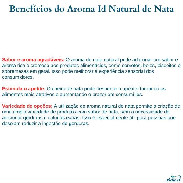 Aroma de Nata em Pó 200g - Idêntico ao Natural - Adicel Ingredientes Imagem de Aroma de Nata em Pó 200g - Idêntico ao Natural