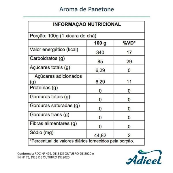 Imagem de Aroma De Panetone Em Pó Id. Natural - 5Kg