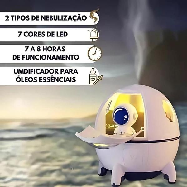 Imagem de Aromas Que Inspiram Com O Umidificador Astronauta