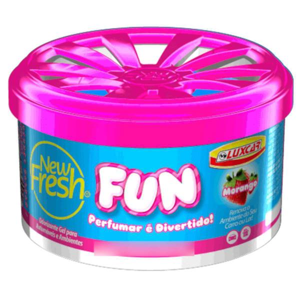 Imagem de Aromatizador Ambiente e Carro New Fresh Gel Fun Morango