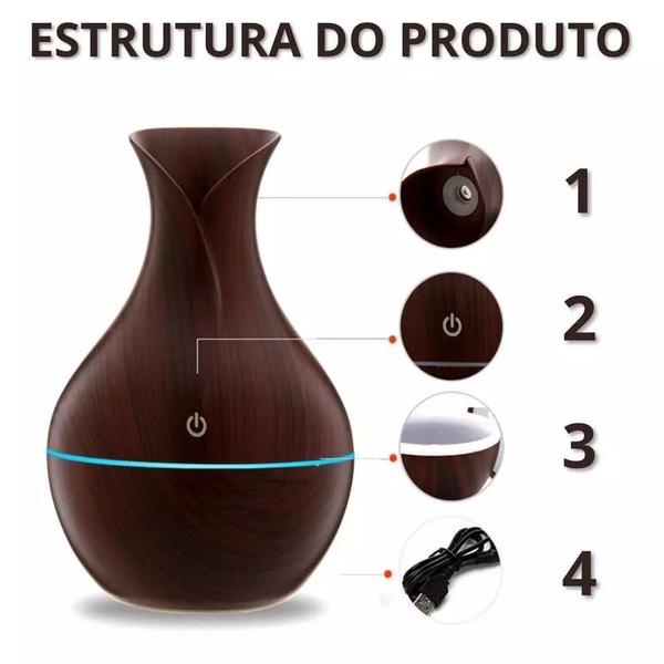 Imagem de Aromatizador Ambiente Ultrassônico Difusor E Umidificador