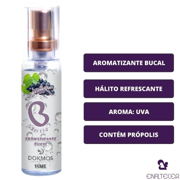 Imagem de Aromatizador Bucal Com Propolis Beija Bem Uva Dokmos