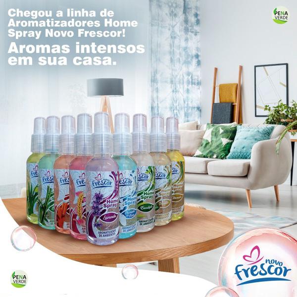 Imagem de Aromatizador de Ambientes Home Spray 120ml Novo Frescor Para Casa Escritório Tecidos