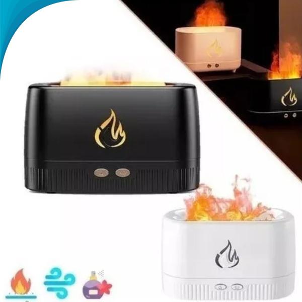 Aromatizador Silencioso Com Efeito Chamas Para Ambiente E Quarto Infantil - Zonne Imagem de Aromatizador Silencioso Com Efeito Chamas Para Ambiente E Quarto Infantil