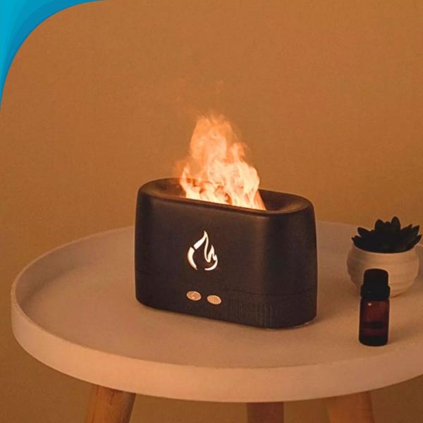 Aromatizador Silencioso Com Efeito Chamas Para Ambiente E Quarto Infantil - Zonne Imagem de Aromatizador Silencioso Com Efeito Chamas Para Ambiente E Quarto Infantil