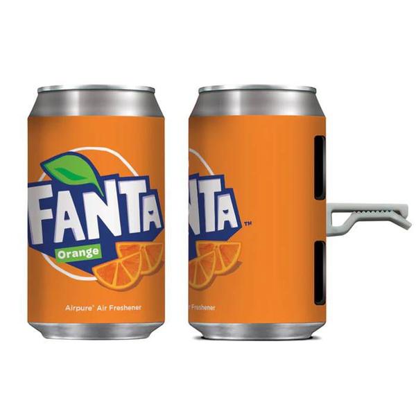 Imagem de Aromatizante coca cola fanta lanranja lata 3d air clip