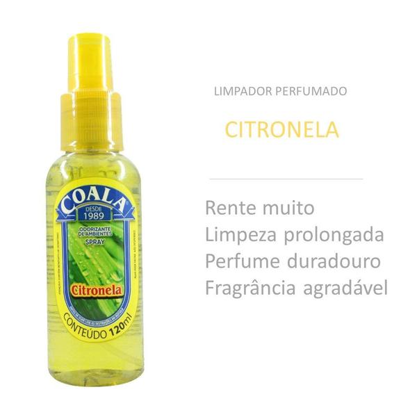 Imagem de Aromatizante Odorizante Perfumado de Ambientes Home Spray Citronela Coala 120ml