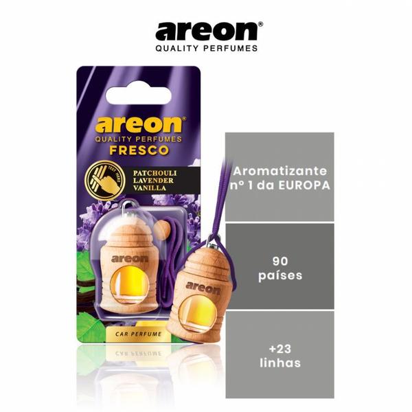 Imagem de Aromatizante para Carros Areon Fresco Patchouli Lavender Vanilla (Lavanda)