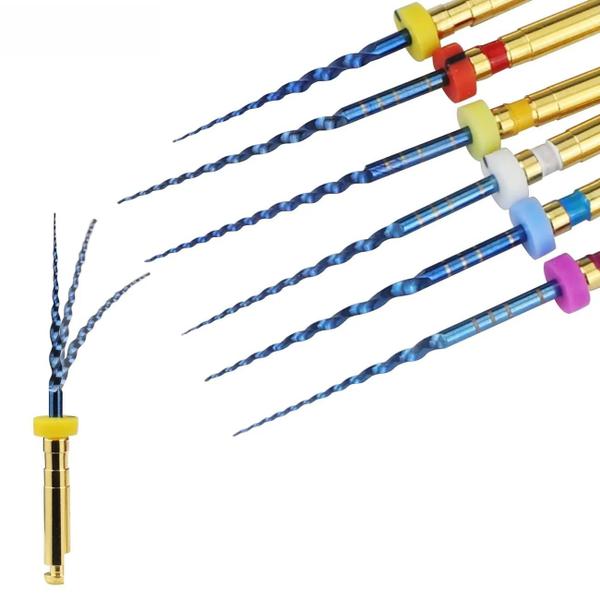 Imagem de Arquivos Endodônticos Rotativos SX-F3 de Nitinol Azul - Antifadiga