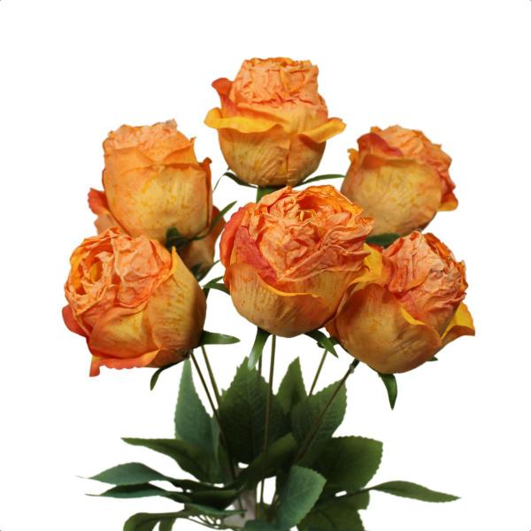 Imagem de Arranjo De Flores Rosas Artificiais Realistas Enfeite