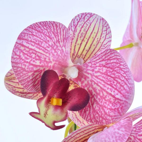 Imagem de Arranjo de Orquídea Artificial Rosa Pequenina Ivy