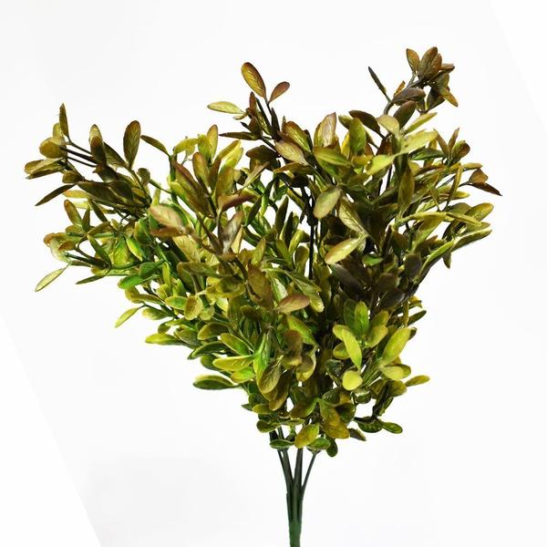 Arranjo Grass Flor Arte com Print Verde Outono 33cm Imagem de Arranjo Grass Flor Arte com Print Verde Outono 33cm