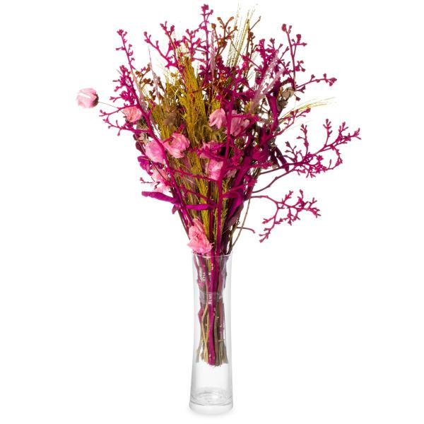 Imagem de Arranjo + Vaso de Flores Secas Dedo de Anjo Pink Desidratada