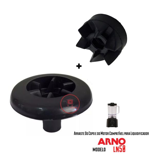 Imagem de Arrastador do Motor e Do Copo para Liquidificador Arno Power Max LN50