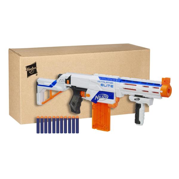 Arremessador Nerf Elite, Retaliator, 22m - Hasbro Imagem de Arremessador Nerf Elite, Retaliator, 22m