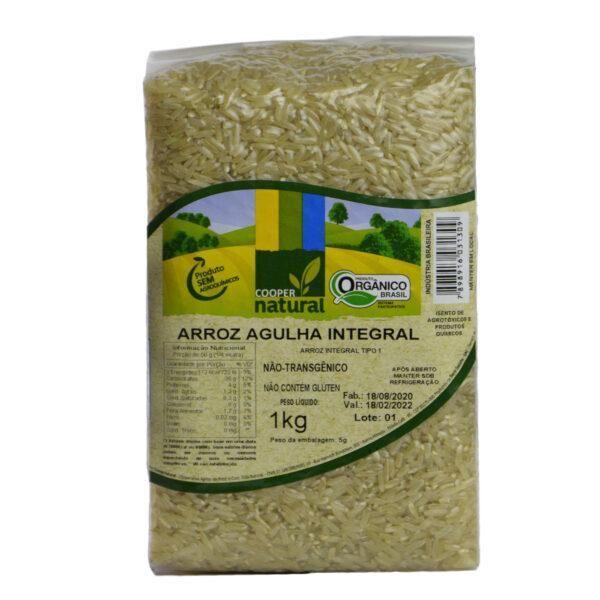 Imagem de Arroz Agulha Integral Orgânico Coopernatural 1Kg