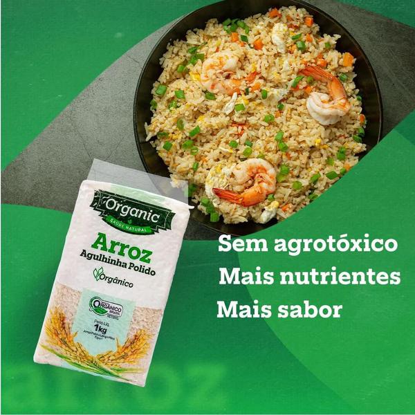 Imagem de Arroz agulhinha integral organic 1kg