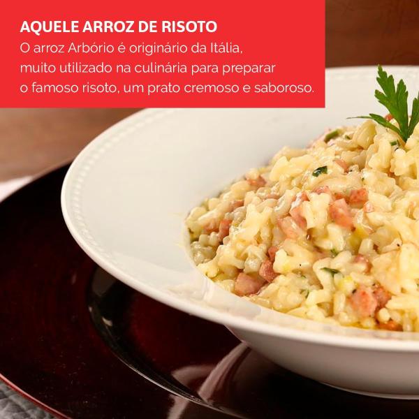 Imagem de Arroz Arbório Culinária Italiana Risoto Urbano Pacote 1kg