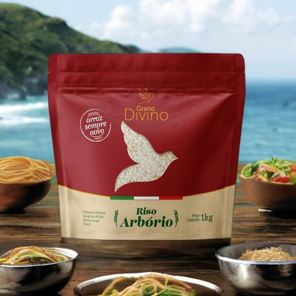 Arroz Arborio Grano Divino 1Kg Imagem de Arroz Arborio Grano Divino 1Kg