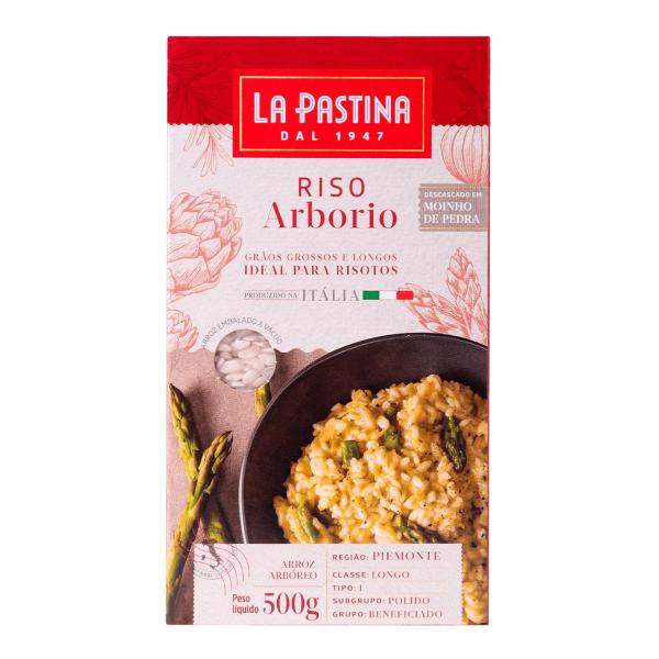 Arroz Arborio Italiano 500G La Pastina Tipo 1 Imagem de Arroz Arborio Italiano 500G La Pastina Tipo 1