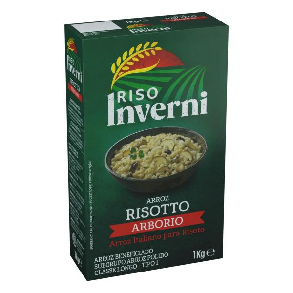 Imagem de Arroz Arbório Italiano a vácuo para Risoto Riso Inverni 1kg