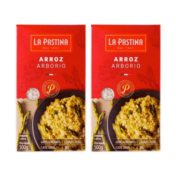 Imagem de Arroz Arborio Italiano La Pastina Tipo 1 - 500g (2 Unidades)