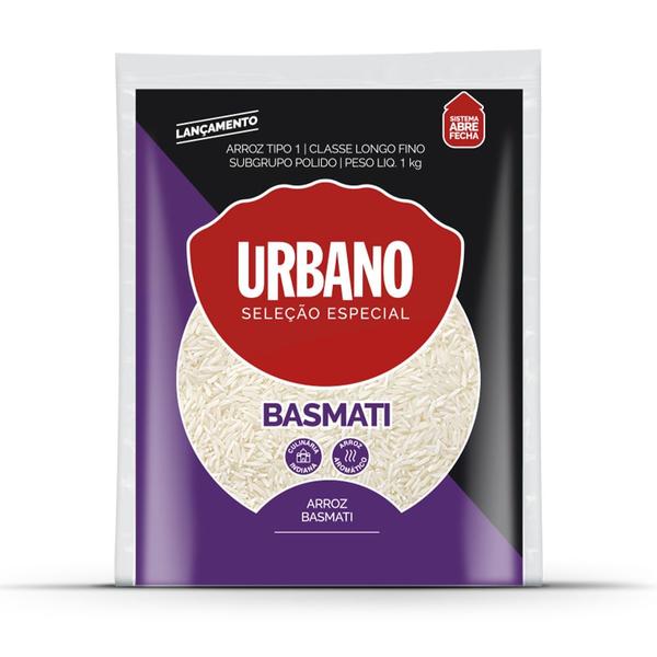 Arroz Basmati Urbano 1kg Imagem de Arroz Basmati Urbano 1kg