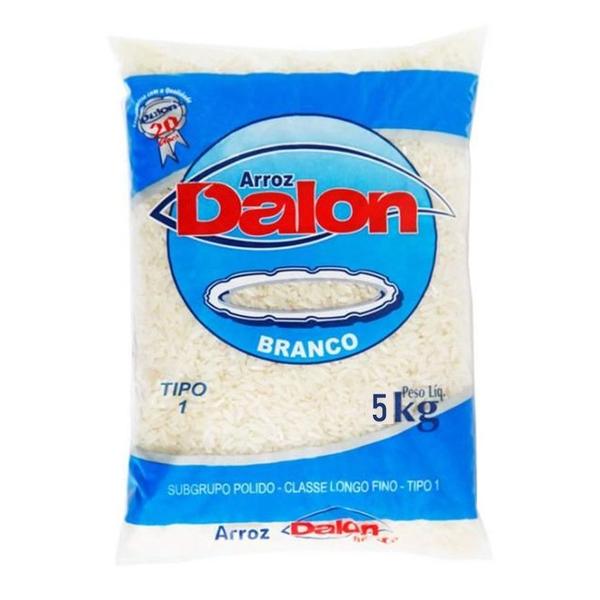 Imagem de Arroz Branco Dalon Tipo 1 5kg 6un