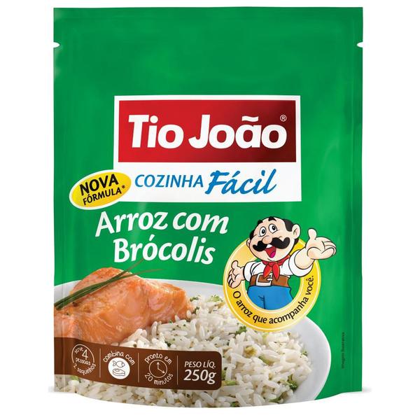 Imagem de Arroz com Brócolis Tio João Cozinha Fácil 250g