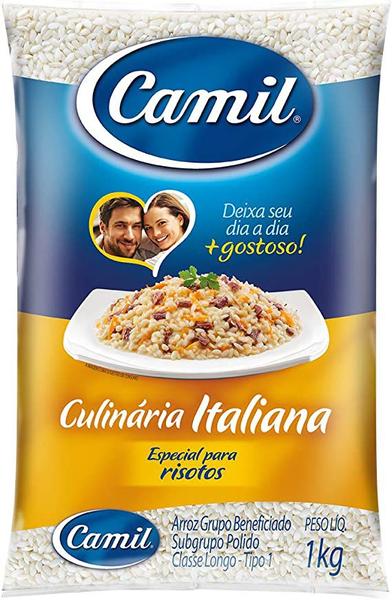 Imagem de Arroz Culinária Italiana Tipo 1 Especial Camil 1kg