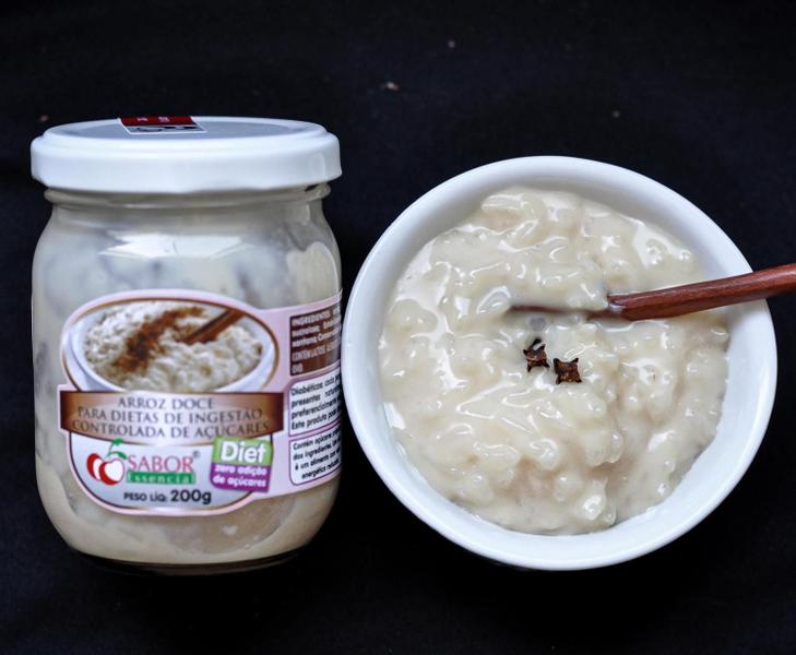 Imagem de Arroz Doce Cremoso Diet Zero Açúcar Zero Glúten 200g 3uni