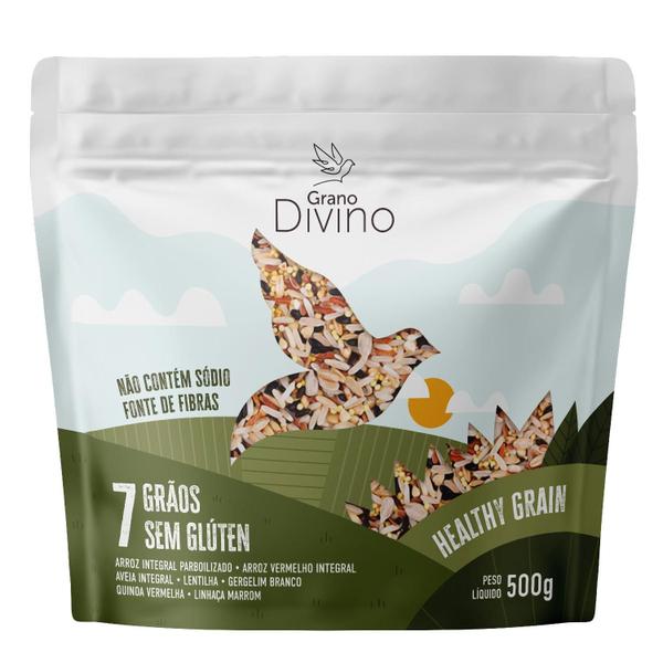 Arroz Grano Divino 7 Graos Healthy Grain 500G Imagem de Arroz Grano Divino 7 Graos Healthy Grain 500G